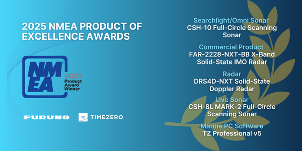 Furuno y MaxSea celebran los cinco prestigiosos premios obtenidos en los NMEA Product of Excellence Awards 2025